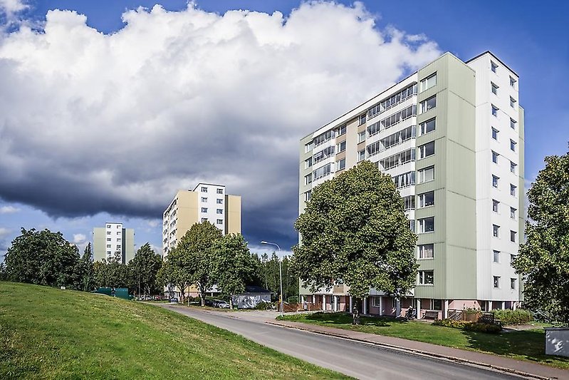 Grågåsvägen 8 är ett av fyra höghus som byggdes i början av 1960-talet. Grågåsvägen 10 stamrenoverades 2020/2021 och nu 2022 stamrenoveras Grågåsvägen 8. 